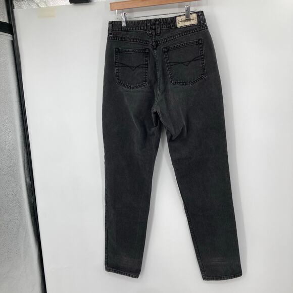 Vintage Z Cavaricci Womens Black Jeans Sz 31 High Rise Straight Leg Mom 90s Y2K - Picture 2 of 14